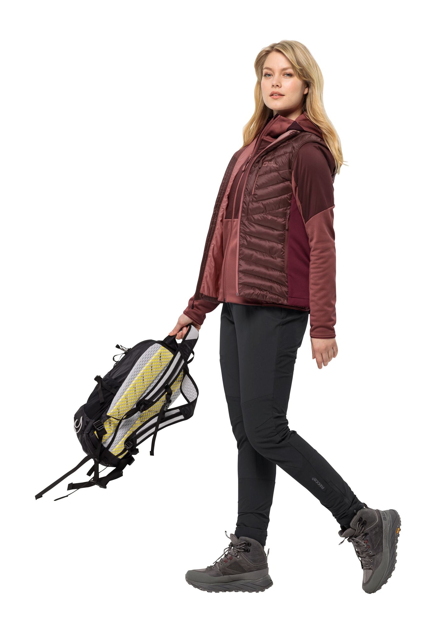 Routeburn Pro Ins Maroon Vest W