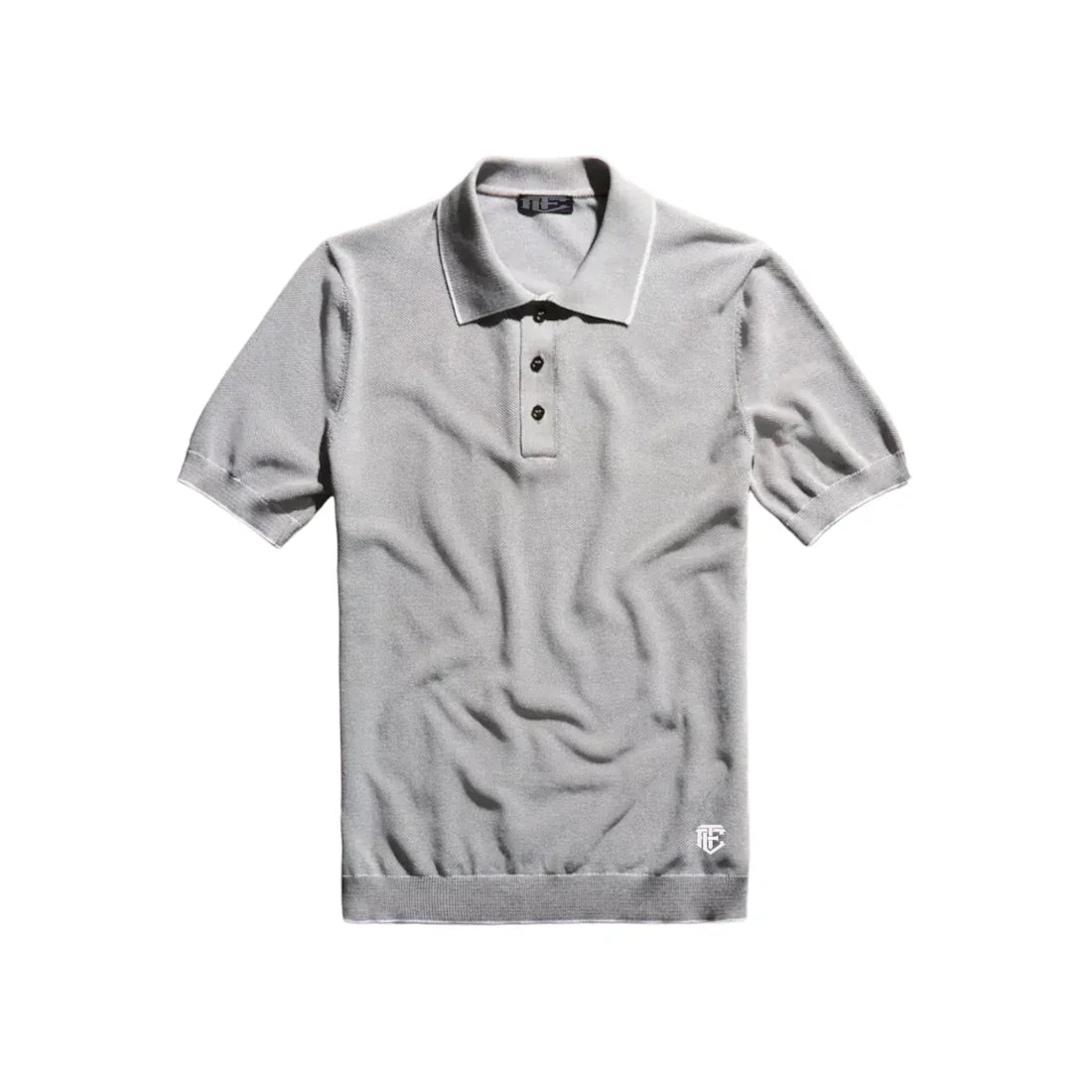 Men's Classic Light Gray Polo Shirt