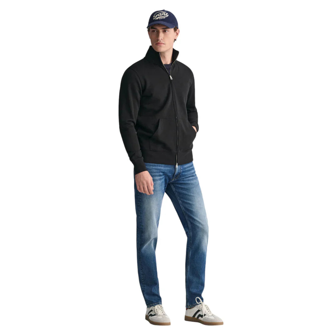 Men's Full-Zip High Collar Jacket