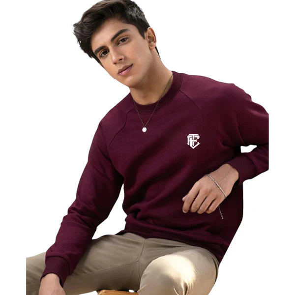 Stylish Maroon Sweatshirt for Men