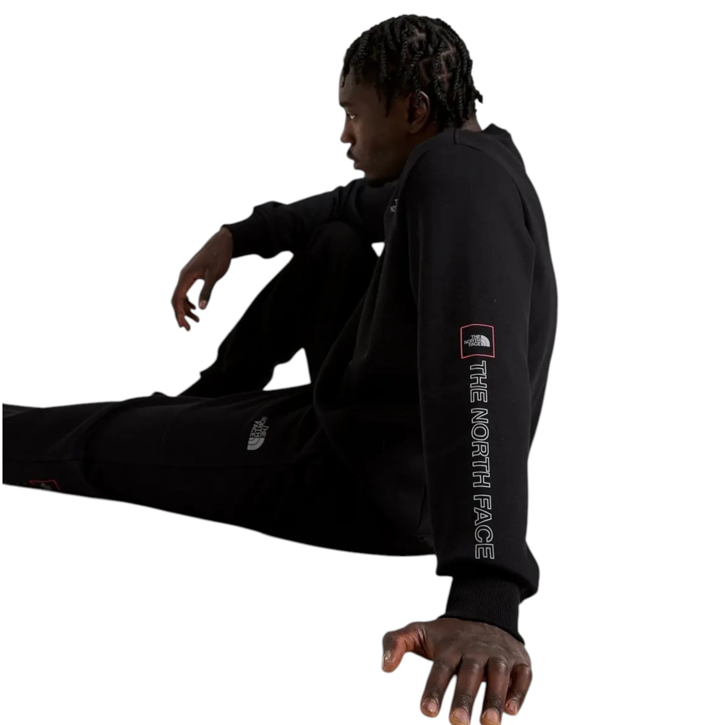 The North Face Icon Series Black Tracksuit Set for Athletes & Urban Explorers