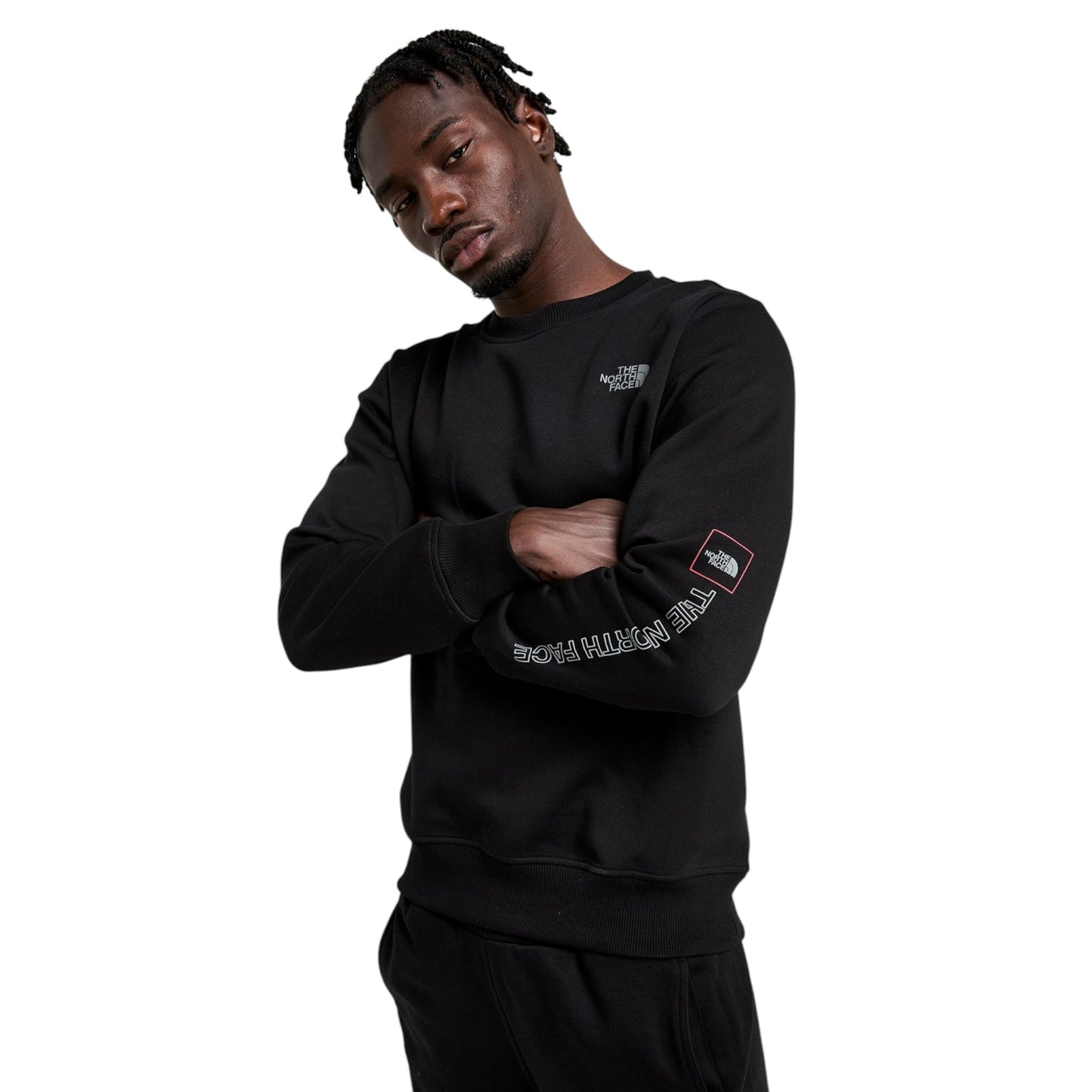The North Face Icon Series Black Tracksuit Set for Athletes & Urban Explorers