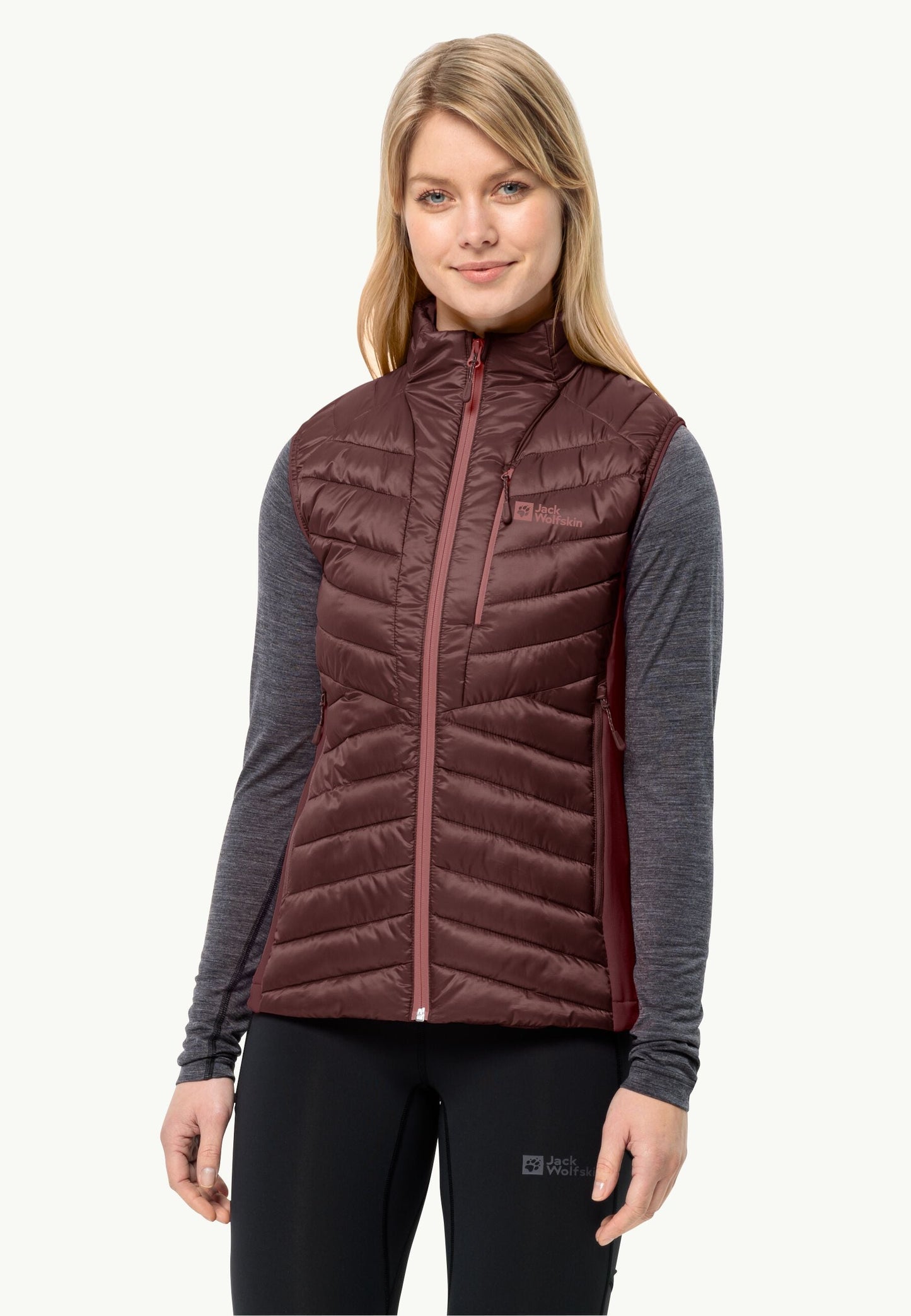 Routeburn Pro Ins  Maroon Vest W