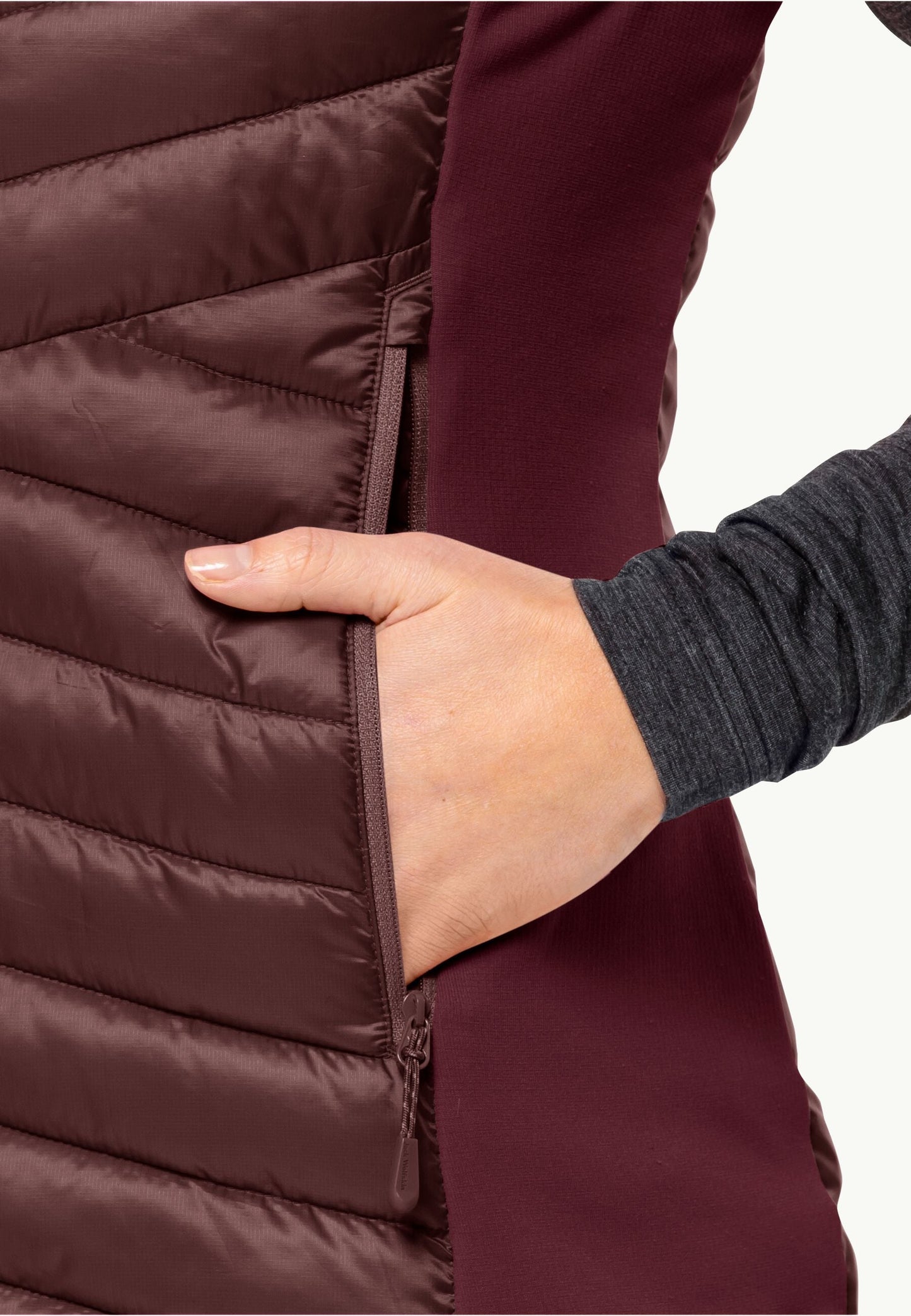 Routeburn Pro Ins  Maroon Vest W