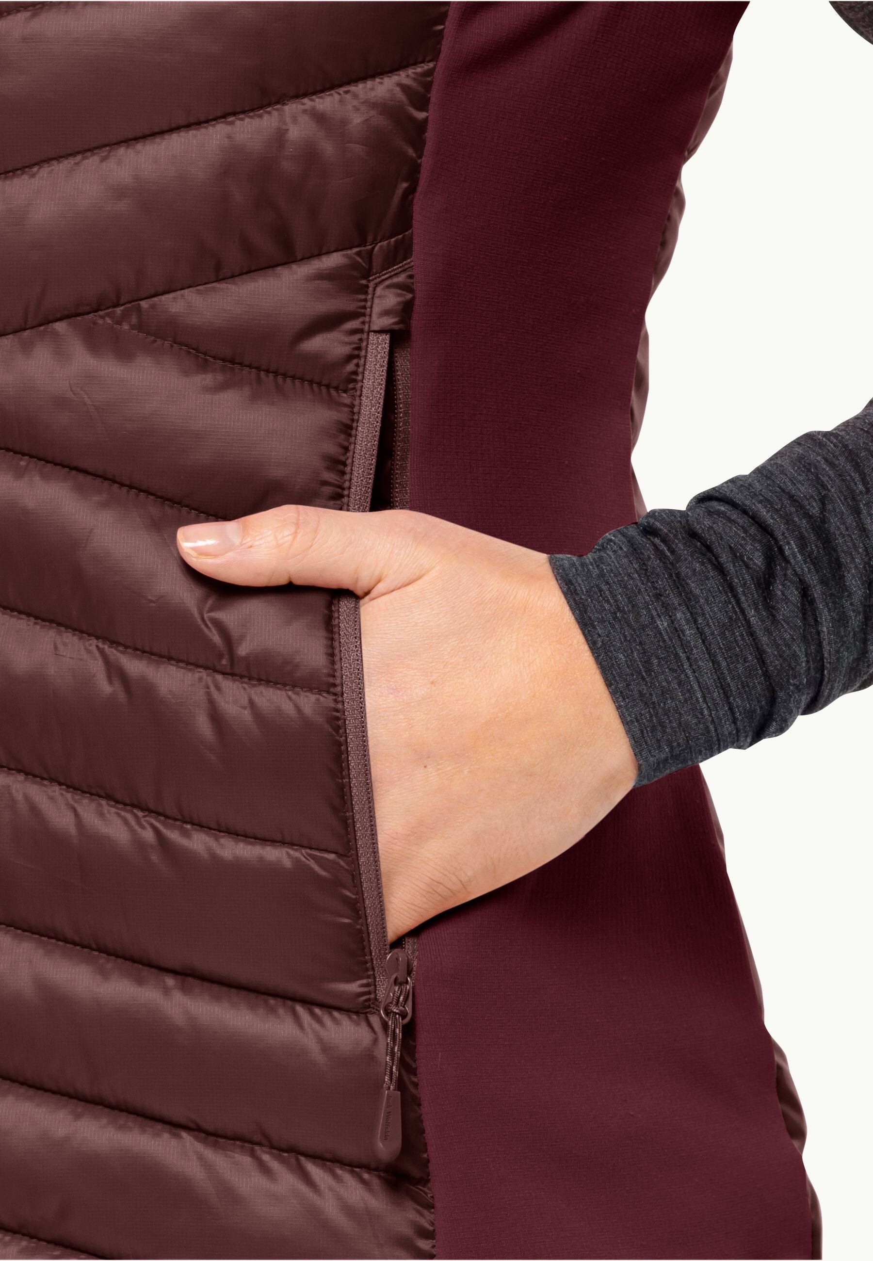 Routeburn Pro Ins  Maroon Vest W