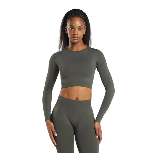 Ultimate Seamless Long Sleeve Crop for Everyday