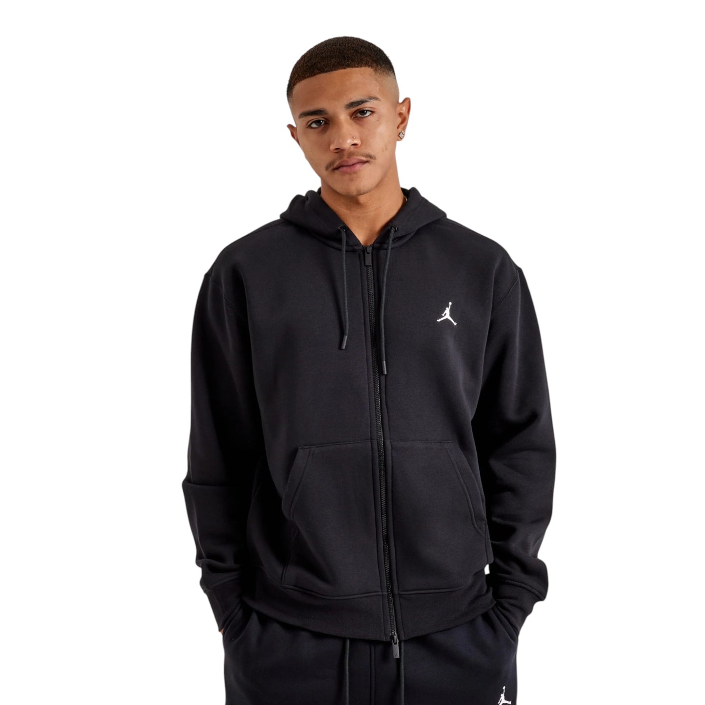Jordan Men’s Black Full-Zip Hoodie Tracksuit | Sportswear Set