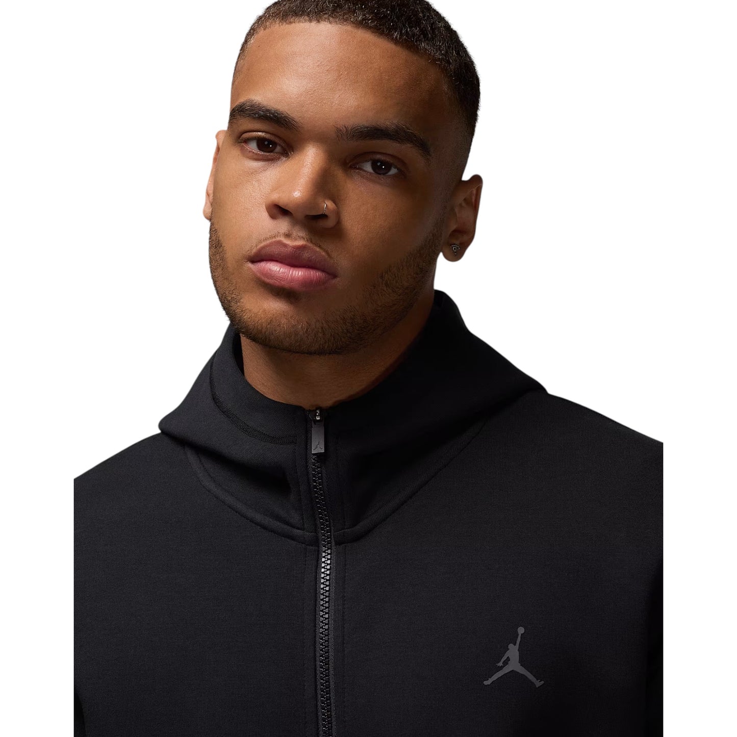 Jordan Men's Black Full-Zip Hoodie Tracksuit | Streetwear Style