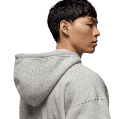 Jordan Men's Grey Full-Zip Hoodie Tracksuit | Oversized Set