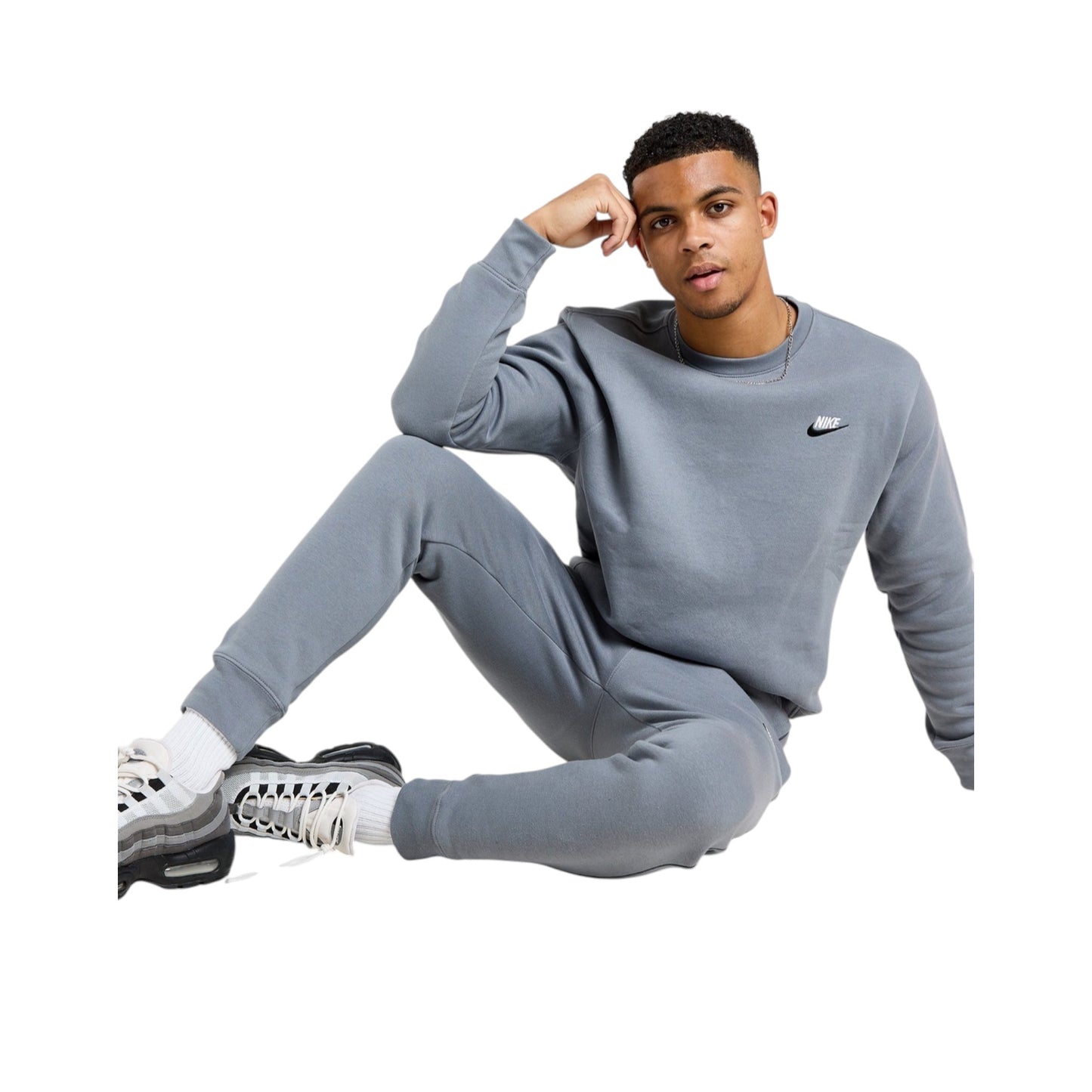 Men's Grey Nike Tracksuit – Comfort Meets Street Style