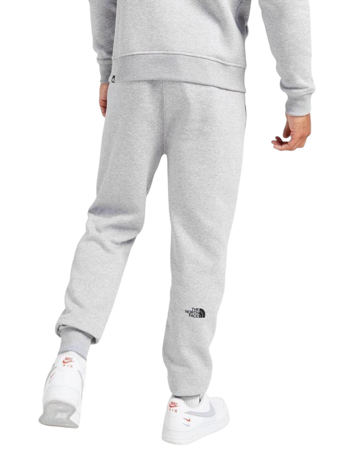 Comfort North Face Essentials: Heather Grey Hoodie & Joggers Set