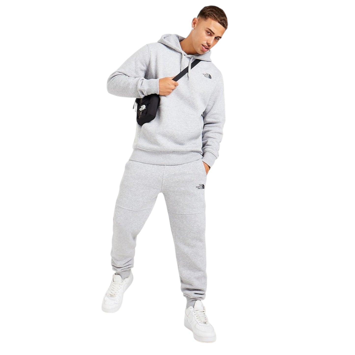 Classic Grey Hoodie & Joggers by The North Face – Style Meets Function