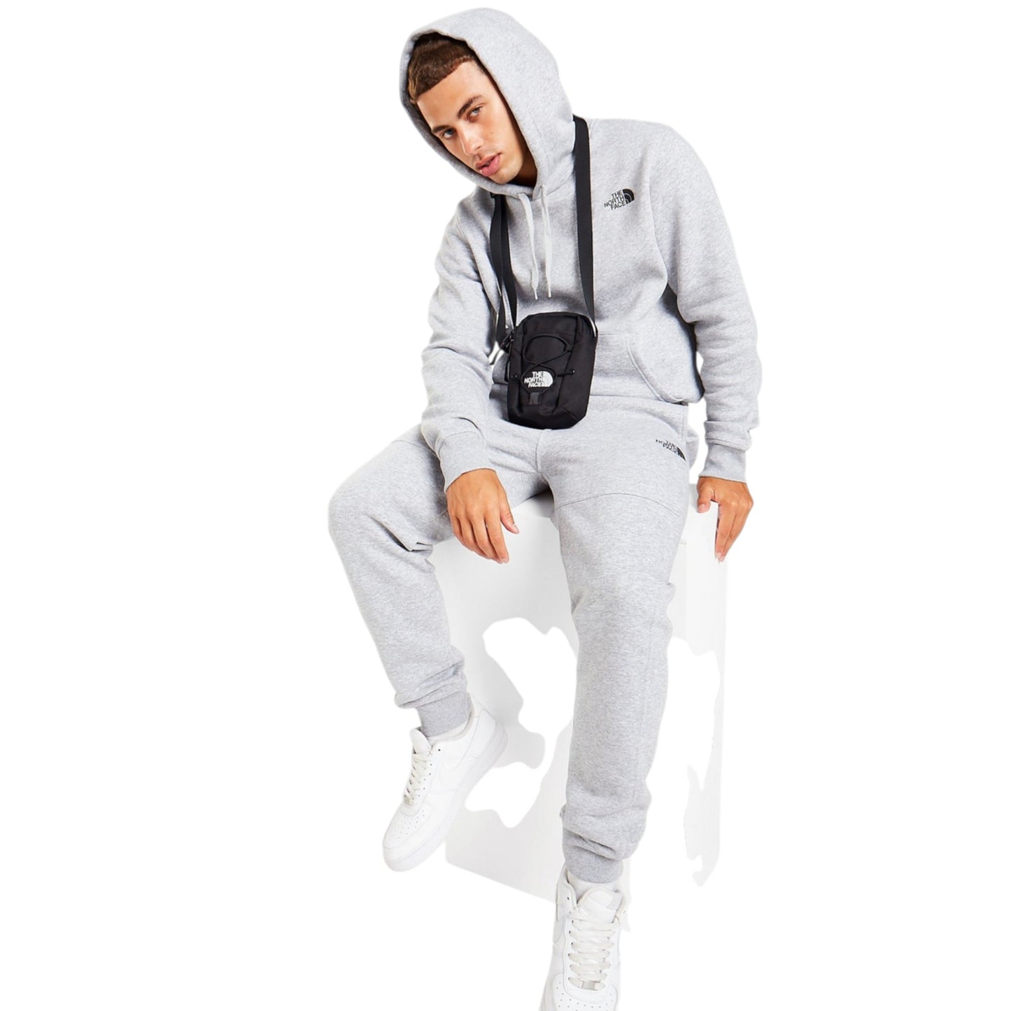 Classic Grey Hoodie & Joggers by The North Face – Style Meets Function