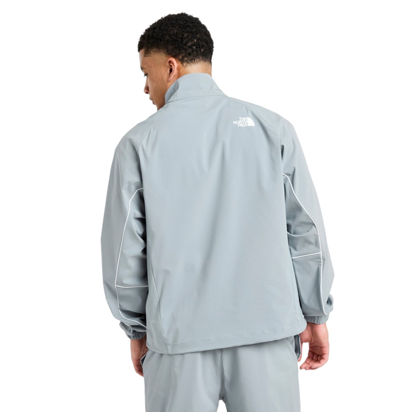 North Face Grey Tracksuit – Zip Jacket & Joggers for Active Comfort