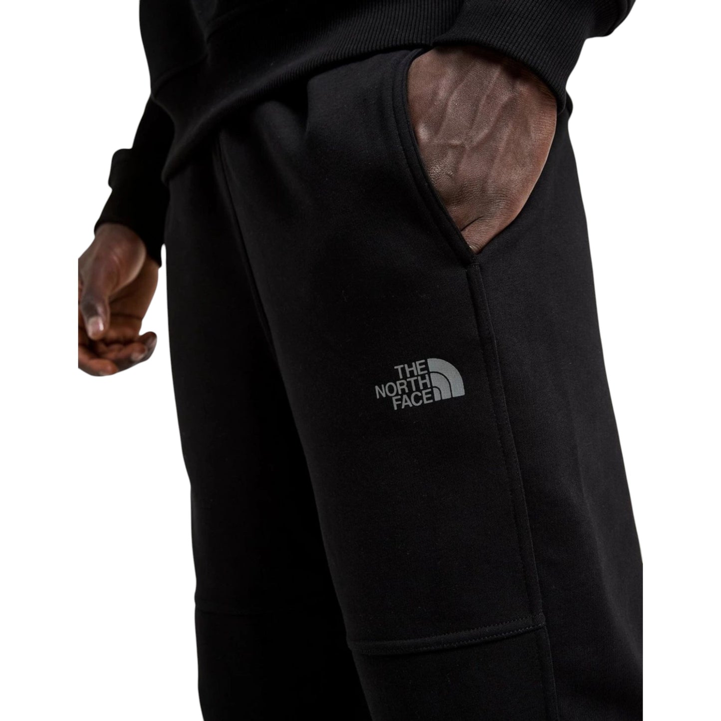 The North Face Overhead Cotton Fleece Full‑Zip Tracksuit – Black