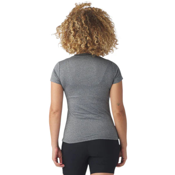 Classic Black Heather Simplicity Tee for Effortless Style