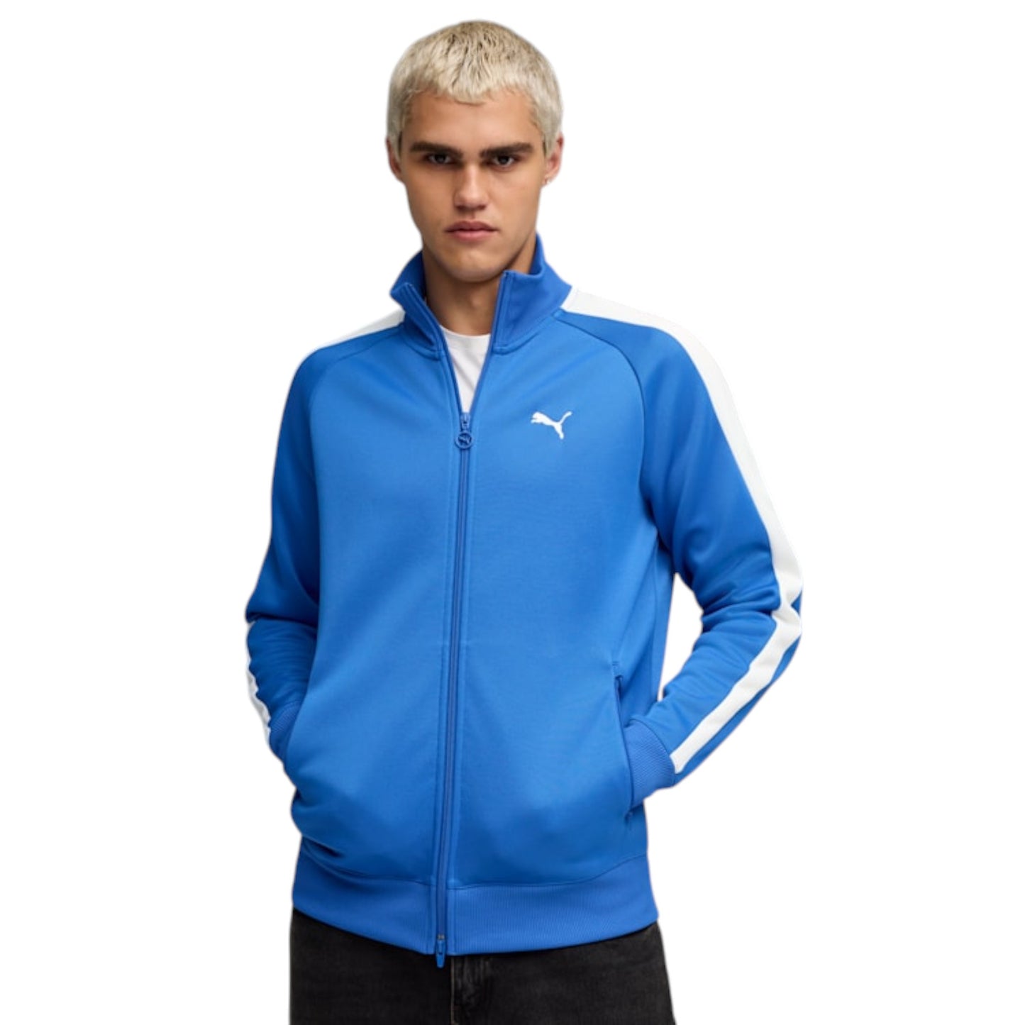 PUMA T7 Always On Men's Tracksuit – Blue & White Casual Sportswear