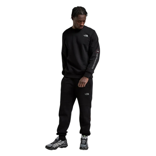 The North Face Icon Series Black Tracksuit Set for Athletes & Urban Explorers
