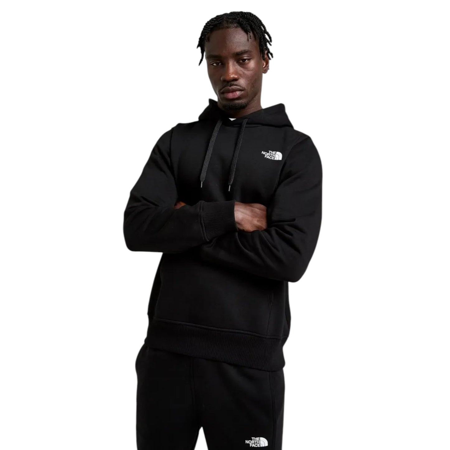 All-Black North Face Tracksuit Set – Logo Branded & Street-Ready