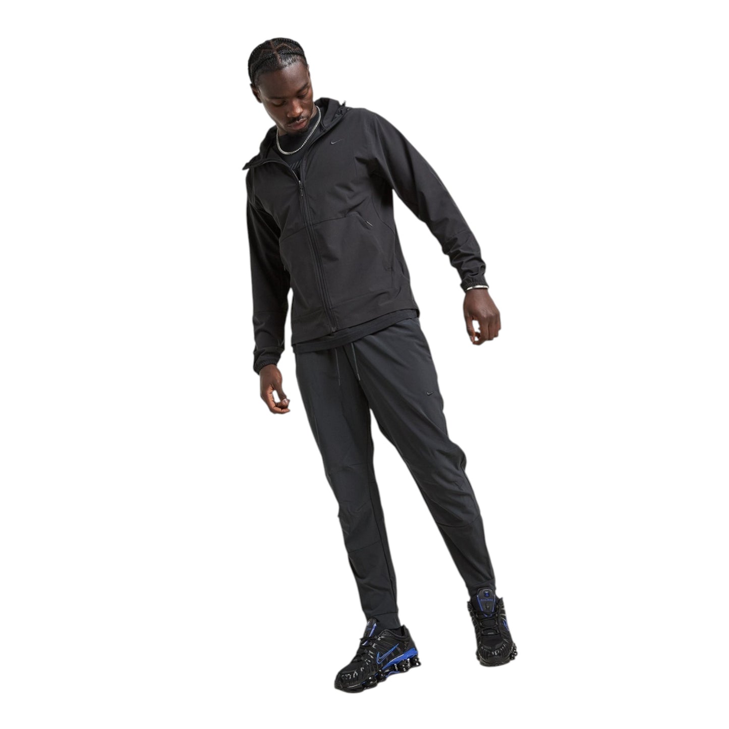Nike Men's Black Tracksuit Set Sleek Fit for Street & Sport