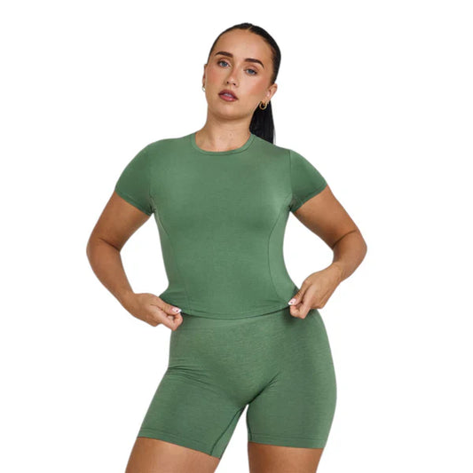 Mid-Length Comfort Short Sleeve T-Shirt